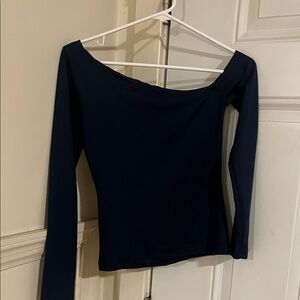 SHEIN Navy Long Sleeve Top